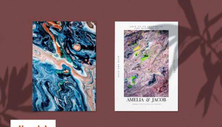 تصاویر زمینه سنگ مرمر آبی   Blue marble digital paper