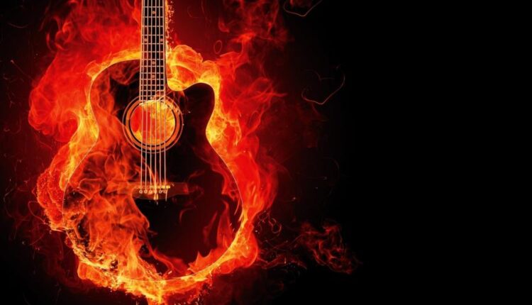 عکس زمینه گیتار