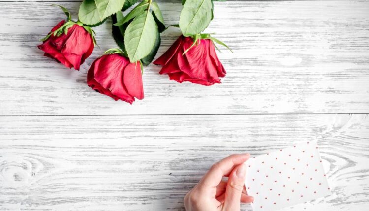 عکس استوک روز ولنتاین   Concept Valentine Day with Flower