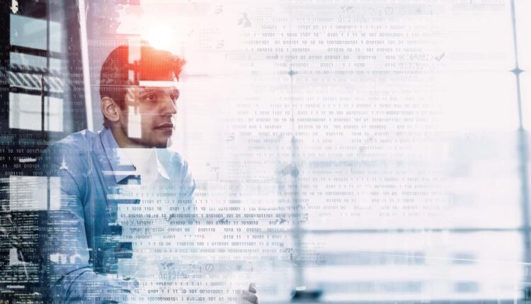 عکس استوک فضای فکری یک تاجر   Businessman in office