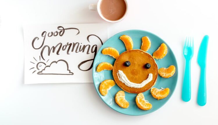 عکس استوک صبحانه کودک   Concept kid breakfas