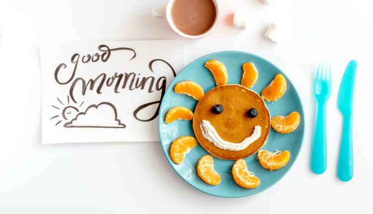 عکس استوک صبحانه کودک   Concept kid breakfas