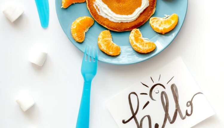 عکس استوک صبحانه کودک   Concept kid breakfas