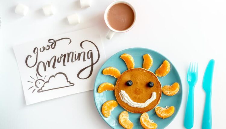 عکس استوک صبحانه کودک   Concept kid breakfas