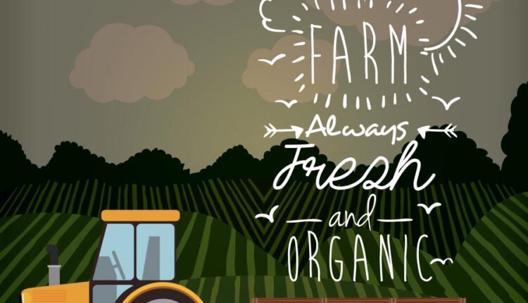 مجموعه تصویرسازی های مزرعه   Farm natural products