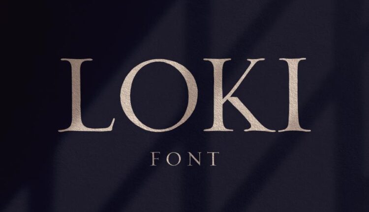 فونت انگلیسی دست نویس لوکی   Loki Regular Font