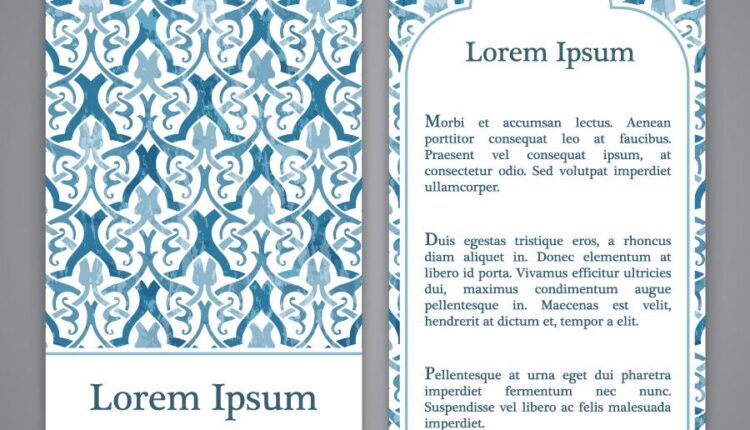 فایل لایه باز وکتور های تزئینی   Pattern Banner Vector