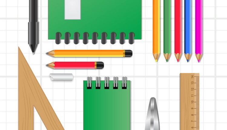 مجموعه وکتور های مدرسه   Back to school collection