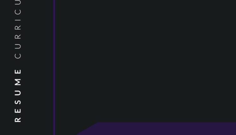 فایل لایه باز قالب آماده رزومه شخصی   Clean Elegant Resume