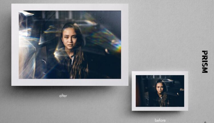 افکت و جلوه های نوری منشوری و کریستالی   Analog Light Leaks