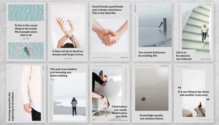 40 قالب آماده پست فضای مجازی   40 Pinterest Quotes