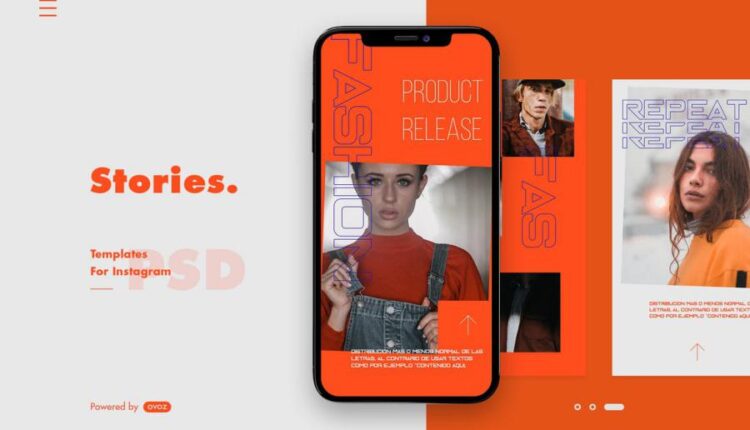 قالب آماده استوری فانتزی اینستاگرام   Instagram Stories Template