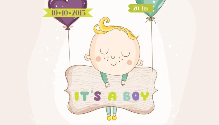 وکتور های فانتزی کودکانه   Baby Girl Sleeping With