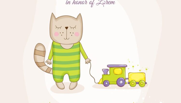 وکتور های فانتزی کودکانه   Baby Girl Sleeping With