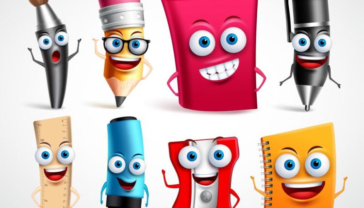 مجموعه وکتور های مدرسه   Back to school collection