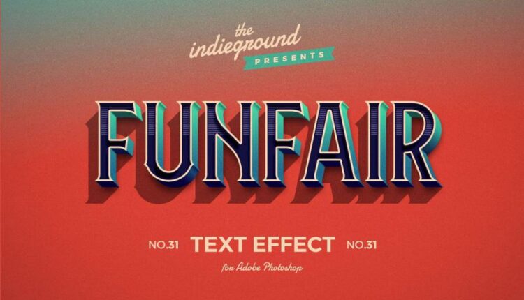 استایل های قدیمی نوشته   Retro Text Effects