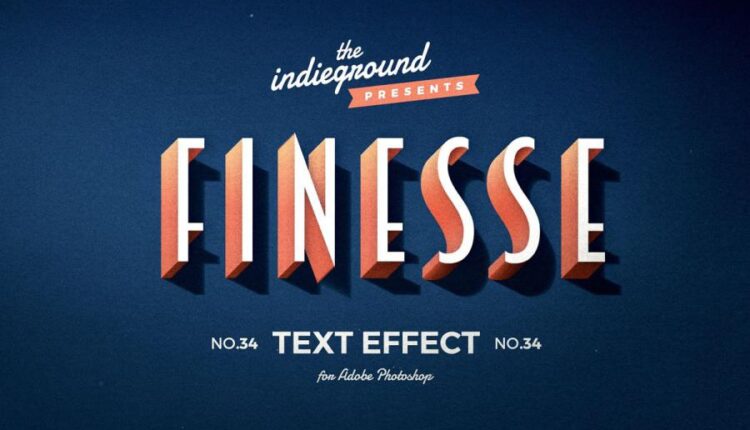 استایل های قدیمی نوشته   Retro Text Effects