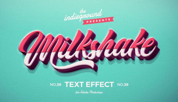 استایل های قدیمی نوشته   Retro Text Effects