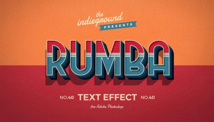 استایل های قدیمی نوشته   Retro Text Effects