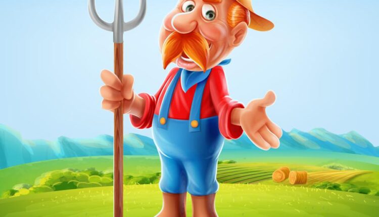 مجموعه تصویرسازی های مزرعه   Farm natural products