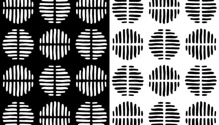 پترن های لکه ای و خطی   Abstract Spots Block Pattern