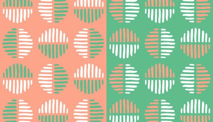 پترن های لکه ای و خطی   Abstract Spots Block Pattern