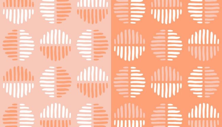 پترن های لکه ای و خطی   Abstract Spots Block Pattern