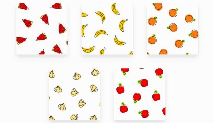 پترن های جذاب غذا و خوراکی   Foody Patterns