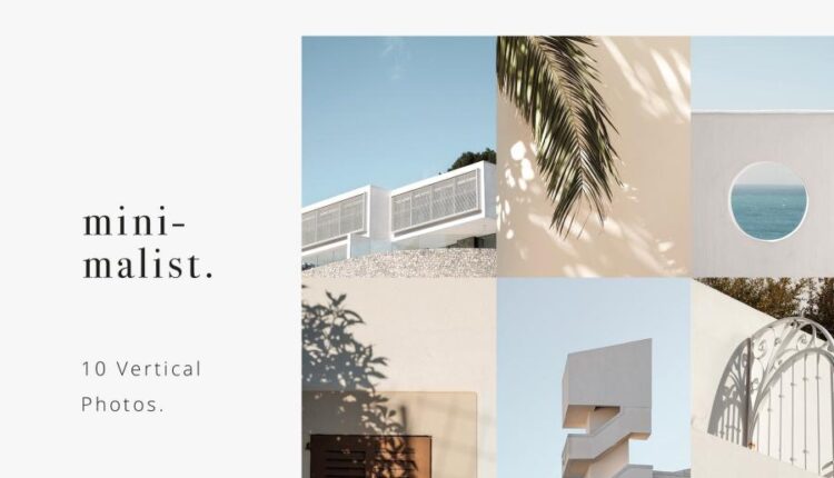 مجموعه عکس های مینیمال معماری   Minimalistic Photos Pack