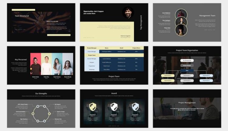 قالب آماده پاورپوینت مویوآ   Movea Powerpoint Template
