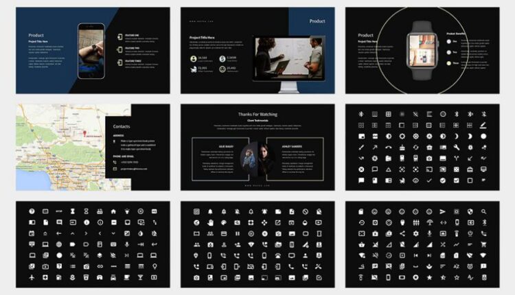 قالب آماده پاورپوینت مویوآ   Movea Powerpoint Template