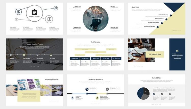 قالب آماده پاورپوینت مویوآ   Movea Powerpoint Template