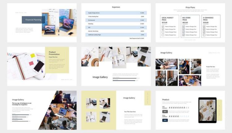 قالب آماده پاورپوینت مویوآ   Movea Powerpoint Template