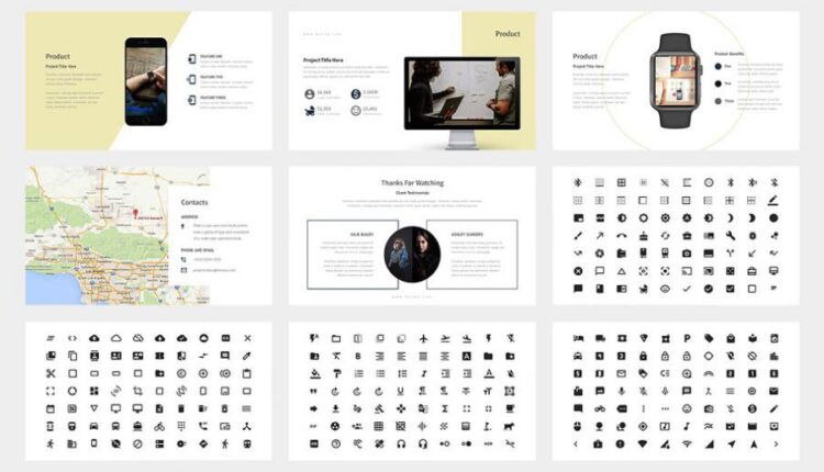 قالب آماده پاورپوینت مویوآ   Movea Powerpoint Template