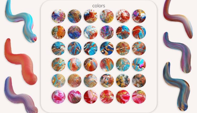 222 براش رنگی کارتونی   Cartoon Brushes