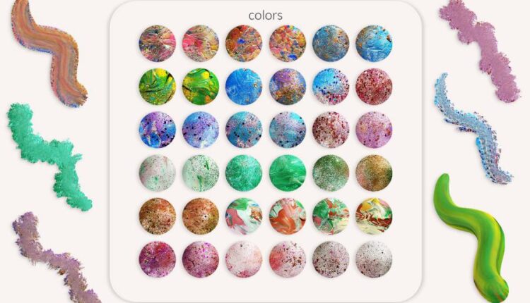 222 براش رنگی کارتونی   Cartoon Brushes