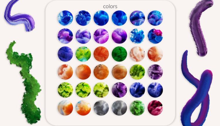 222 براش رنگی کارتونی   Cartoon Brushes