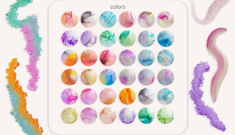 222 براش رنگی کارتونی   Cartoon Brushes