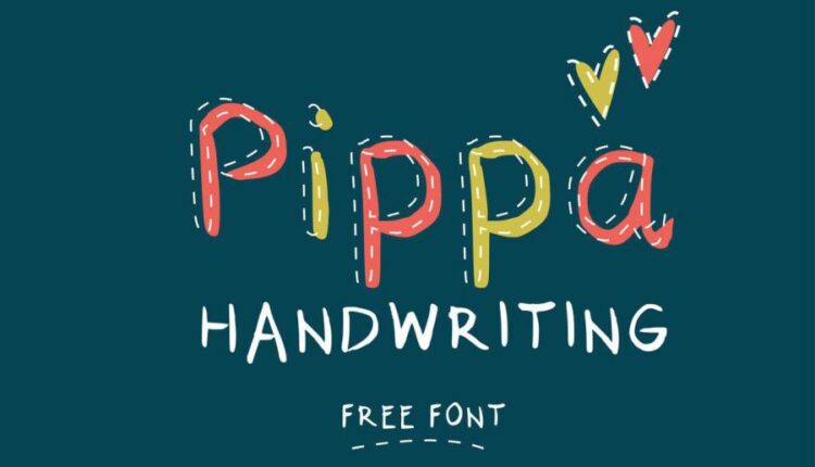 فونت انگلیسی دست نویس پیپا   Pippa Handwriting Font
