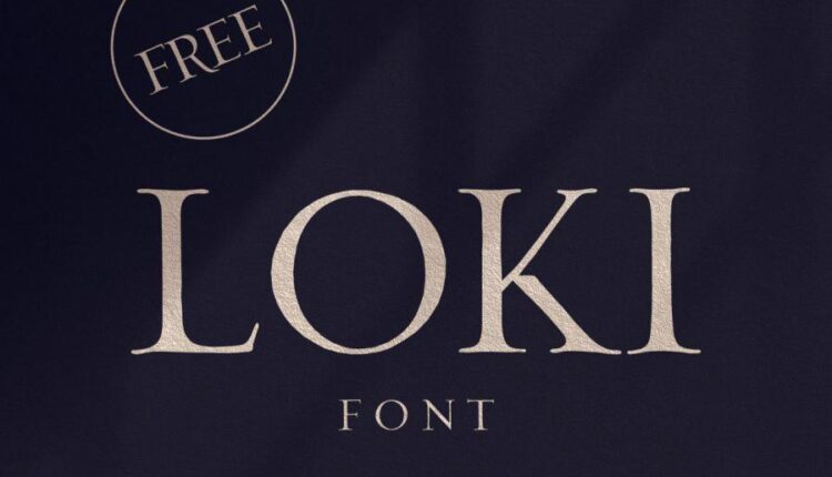 فونت انگلیسی دست نویس لوکی   Loki Regular Font