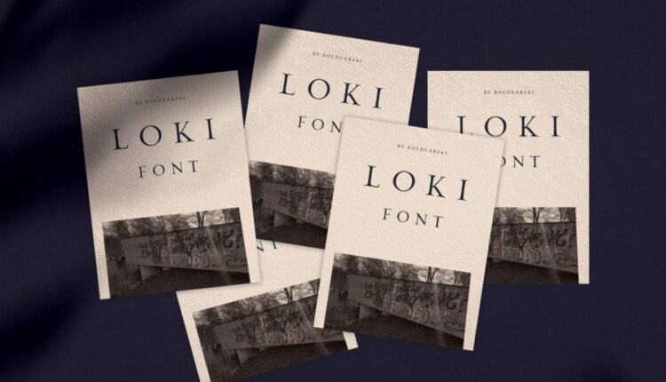 فونت انگلیسی دست نویس لوکی   Loki Regular Font