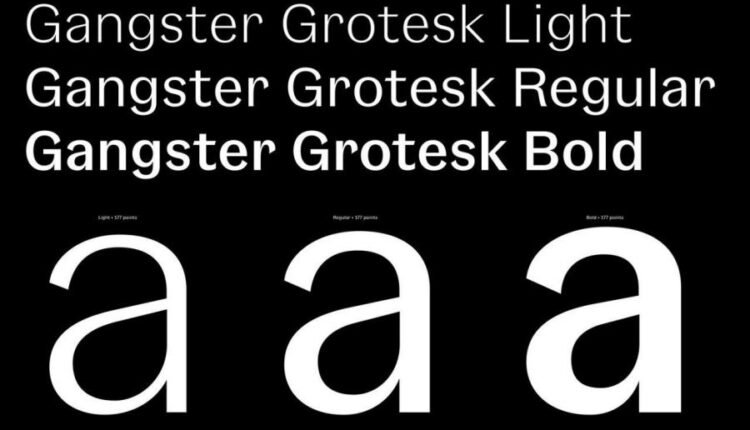 فونت انگلیسی گنگستر   Gangster Grotesk Font
