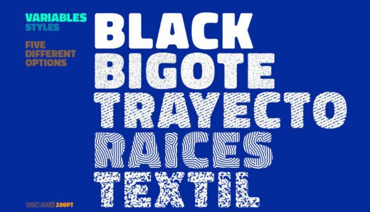 فونت انگلیسی سنس دون ژوزه   Don Jose Font