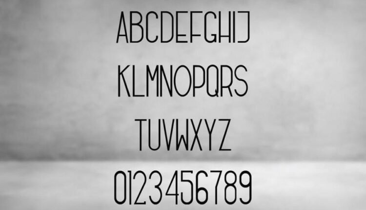 فونت انگلیسی فانتزی فریدز   Freeds Modern Font