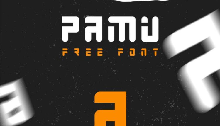فونت انگلیسی نمایشی پامو   Pamu Font family
