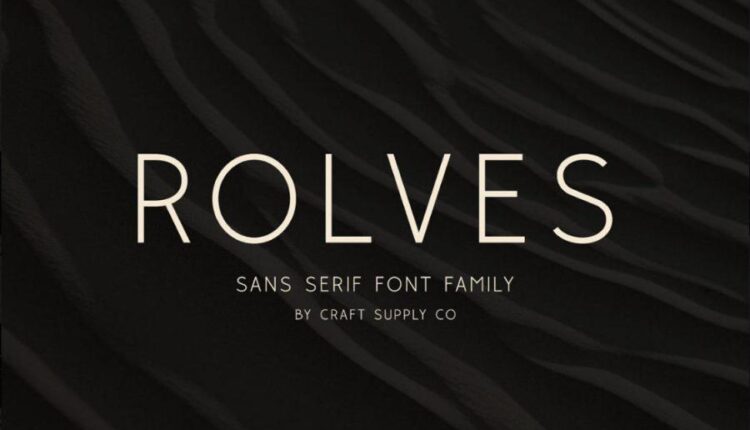 فونت انگلیسی سنس سریف رالوز   Rolves Font