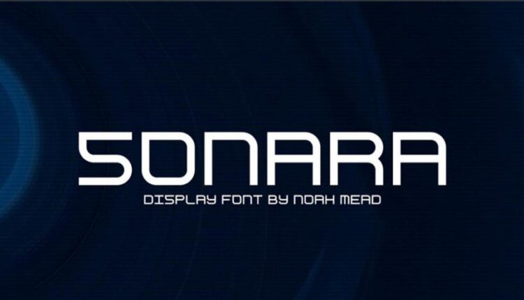 فونت انگلیسی نمایشی سونارا    Sonara Font