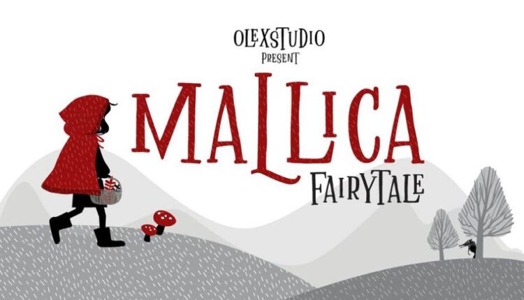 فونت انگلیسی فان مالیکا   Mallica Fairytale Font