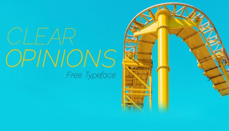 فونت انگلیسی سنسریف کلر اپنیین   Clear Opinions Sans Serif Font