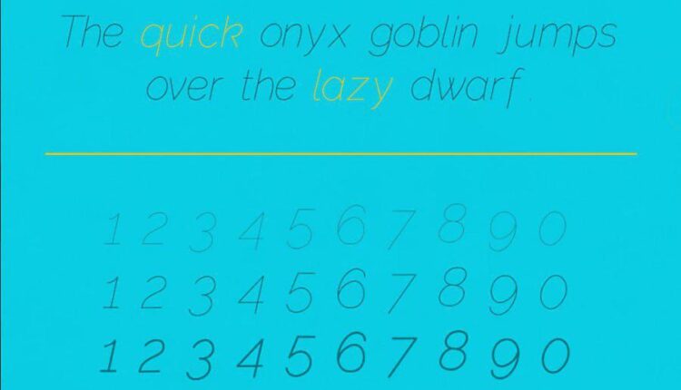 فونت انگلیسی سنسریف کلر اپنیین   Clear Opinions Sans Serif Font